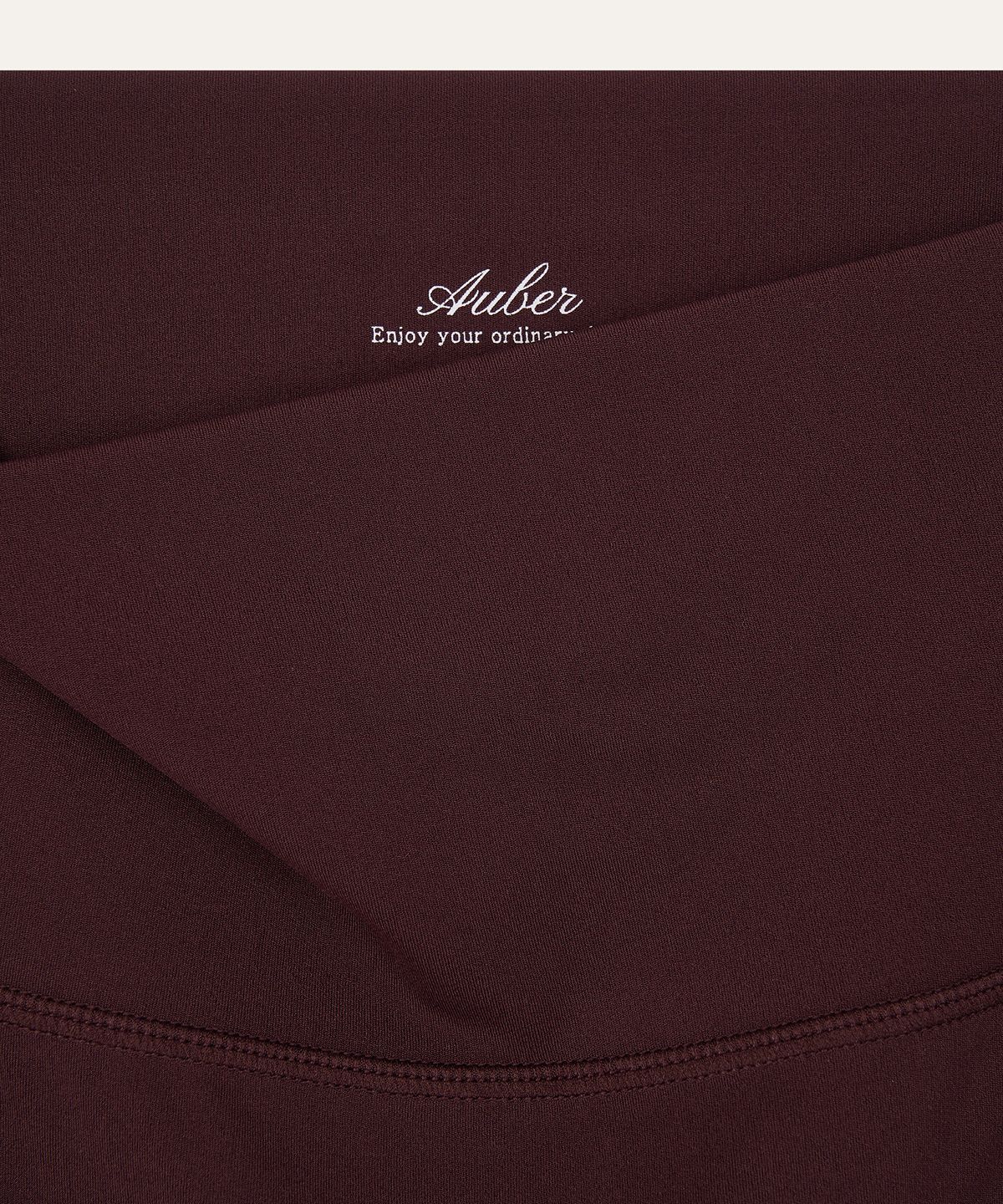 오베르(AUBER) Tension Biker Leggings - Dark Berry