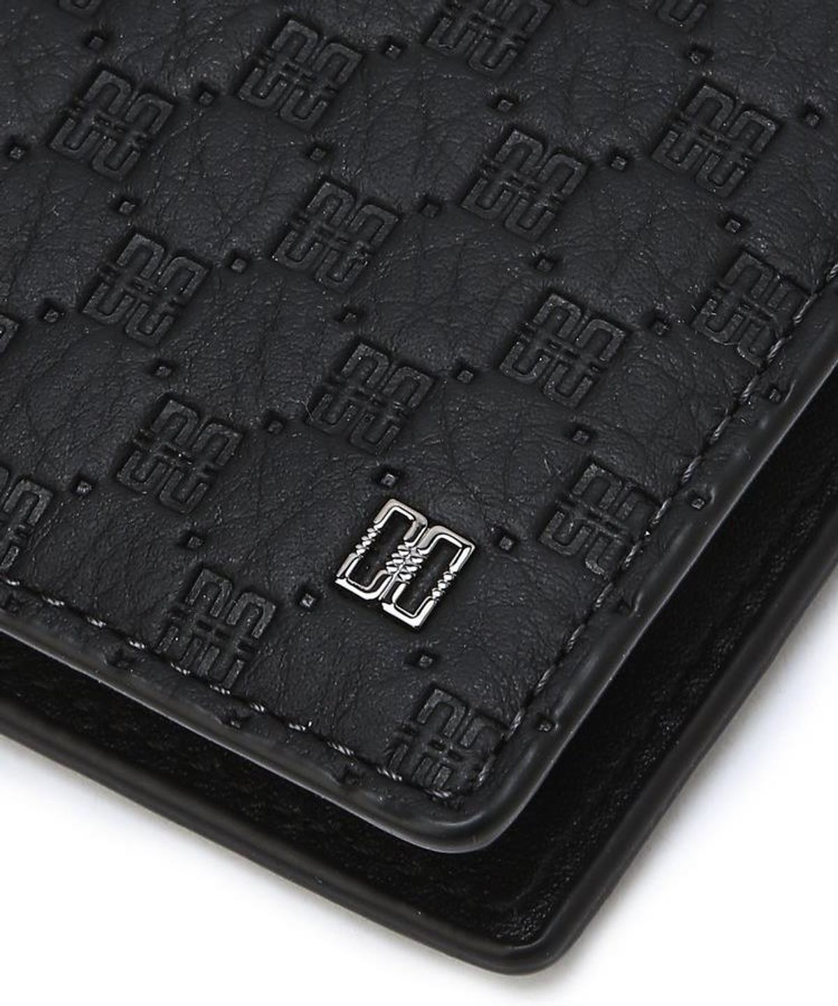 닥스 남성 액세서리(DAKS MEN'S ACCESSORIES) 블랙 루이스 DD패턴 자동벨트 반지갑 세트 DBWA6F981BK
