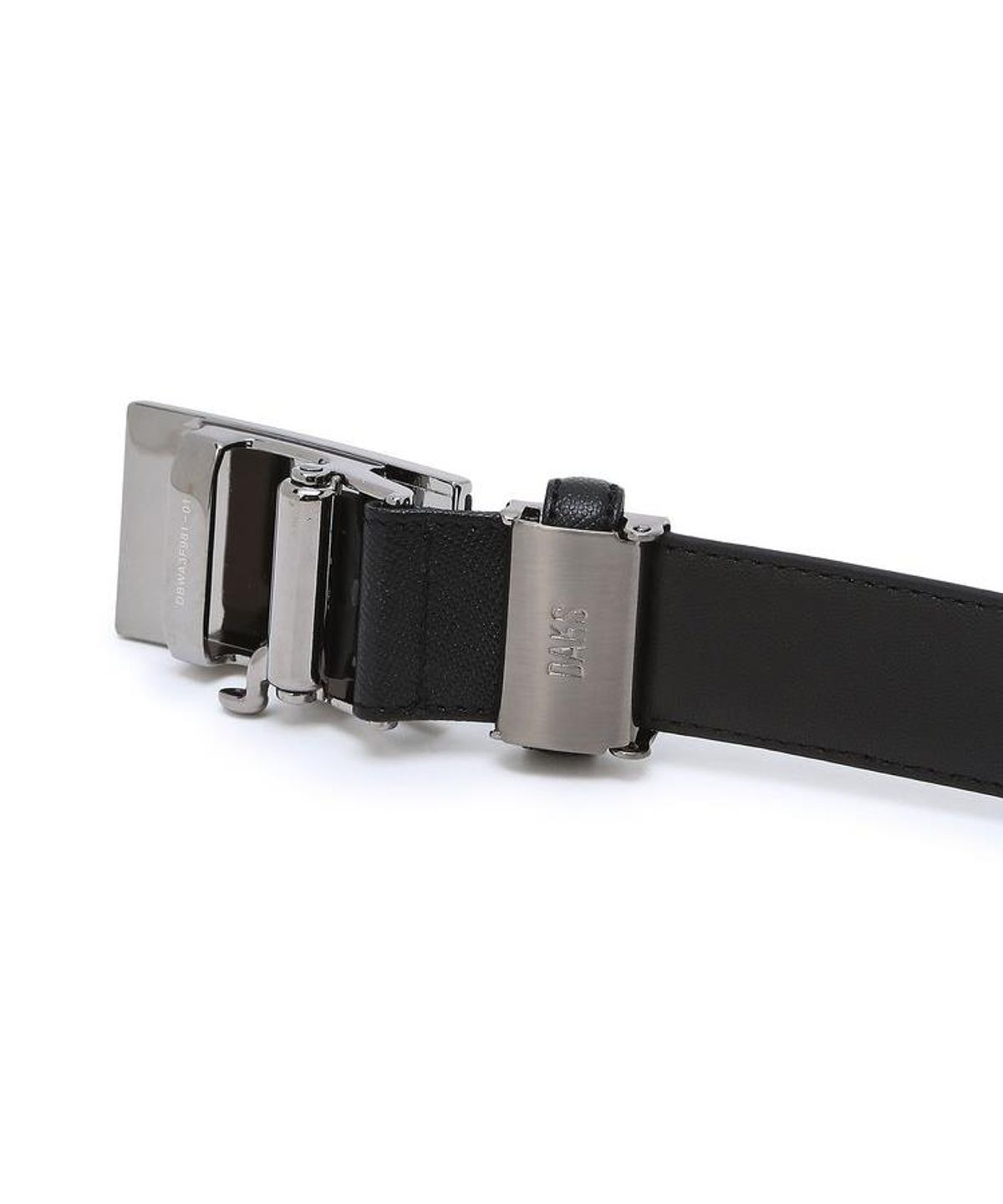 닥스 남성 액세서리(DAKS MEN'S ACCESSORIES) 블랙 루이스 DD패턴 자동벨트 반지갑 세트 DBWA6F981BK