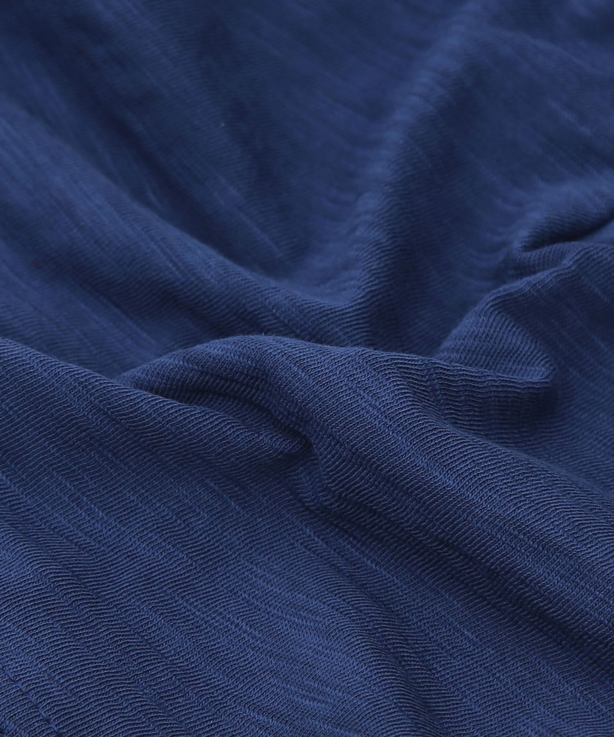 언더컨트롤(UNDERCONTROL) 쿨 투톤 배색 코튼 롱 루즈핏 모자 BEANIE / LAYERED SLUB / BLUE