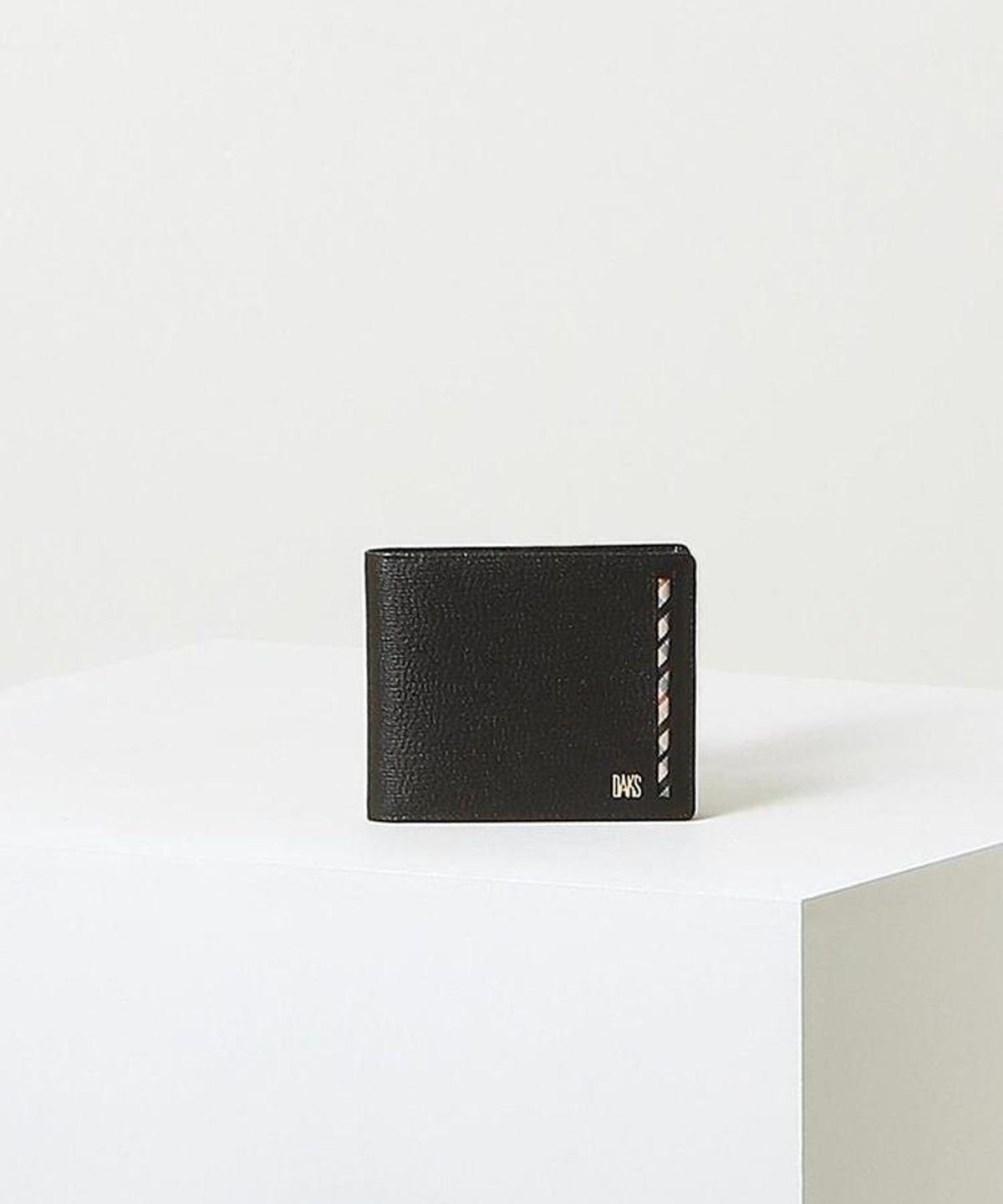 닥스 남성 액세서리(DAKS MEN'S ACCESSORIES) 브라운 라인배색 소가죽 DBWA6F914W3