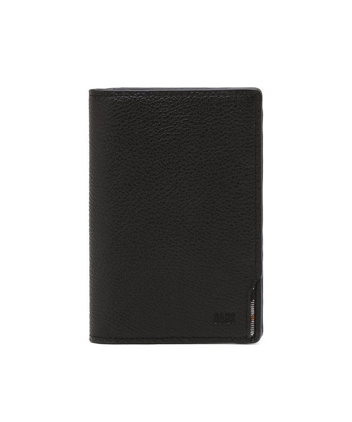 닥스 남성 액세서리(DAKS MEN'S ACCESSORIES) 블랙 음각로고 소가죽 카드지갑 DBHO6E902BK