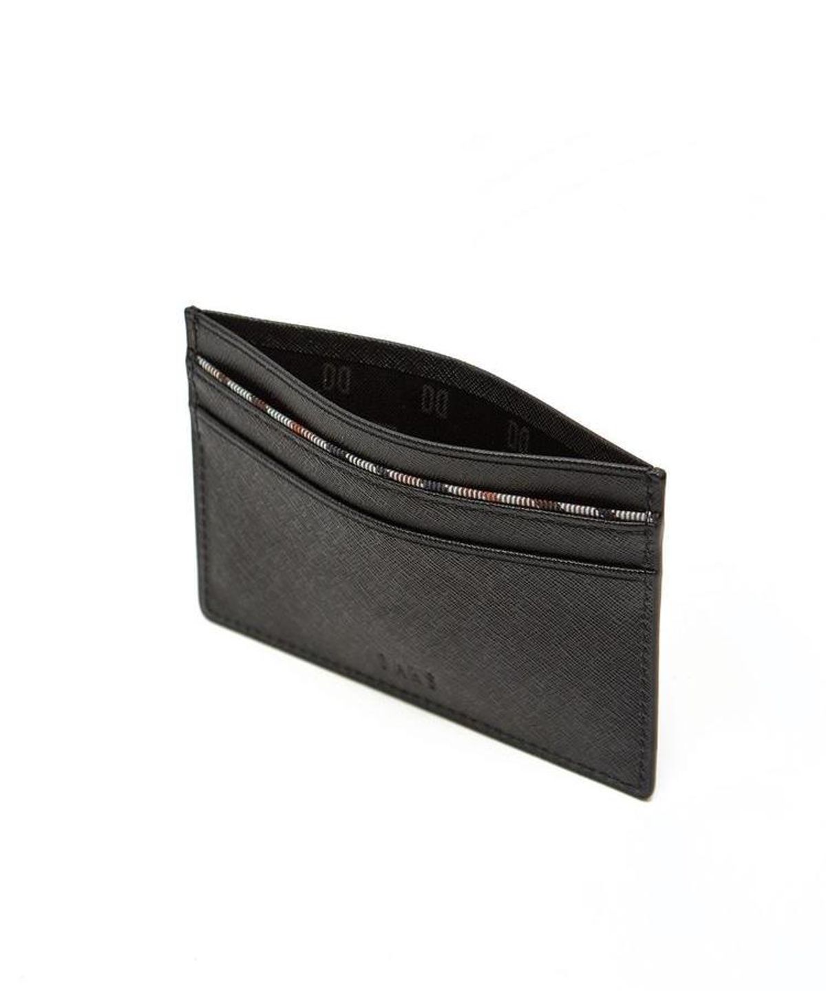 닥스 남성 액세서리(DAKS MEN'S ACCESSORIES) 블랙 가죽 체크포인트 DBHO6F973BK