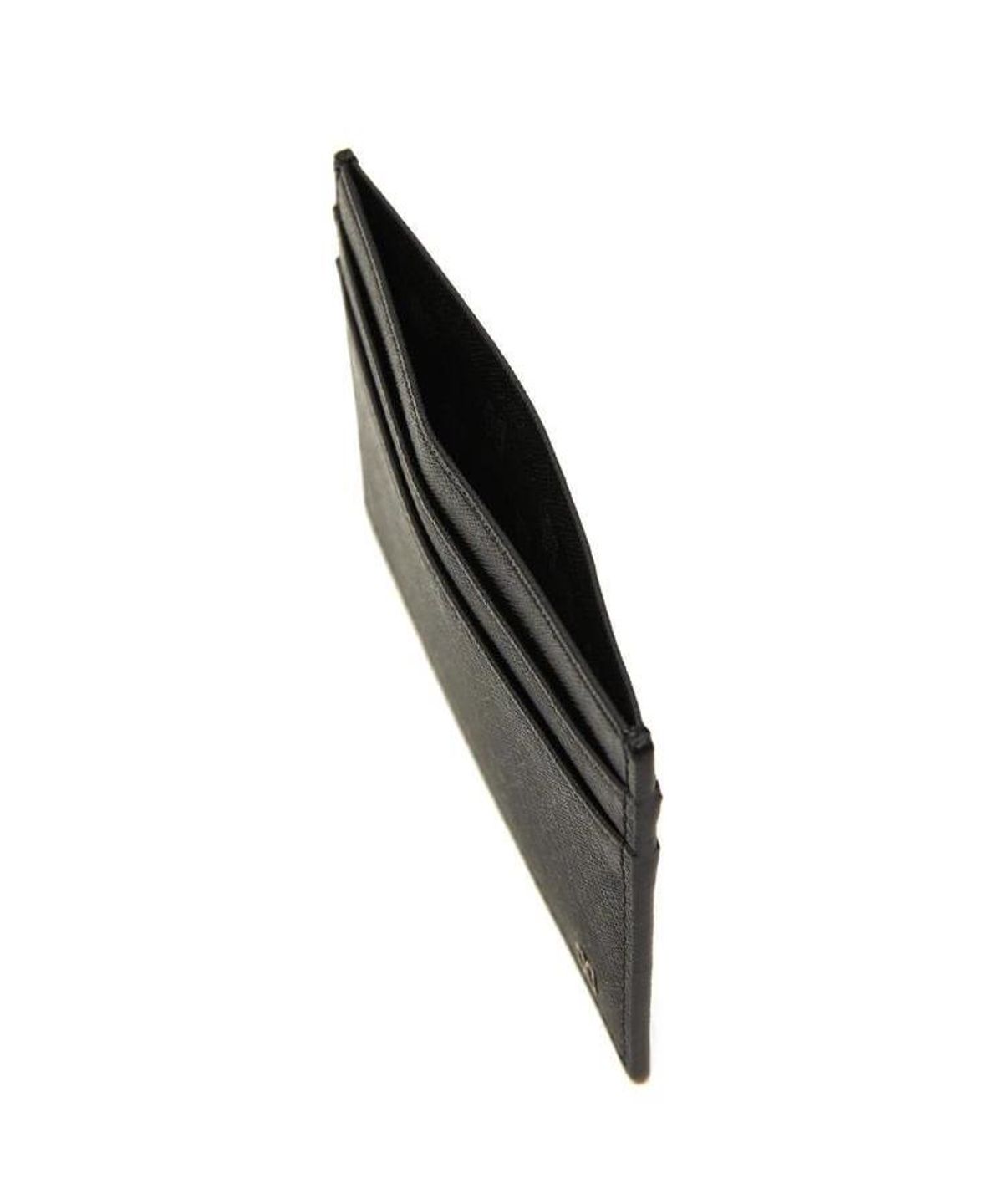 닥스 남성 액세서리(DAKS MEN'S ACCESSORIES) 블랙 가죽 체크포인트 DBHO6F973BK