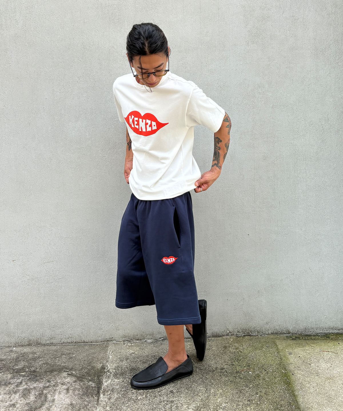 겐조(KENZO) 남성 CVD 겐조 러브스 쇼츠_K266AMPC03DBX