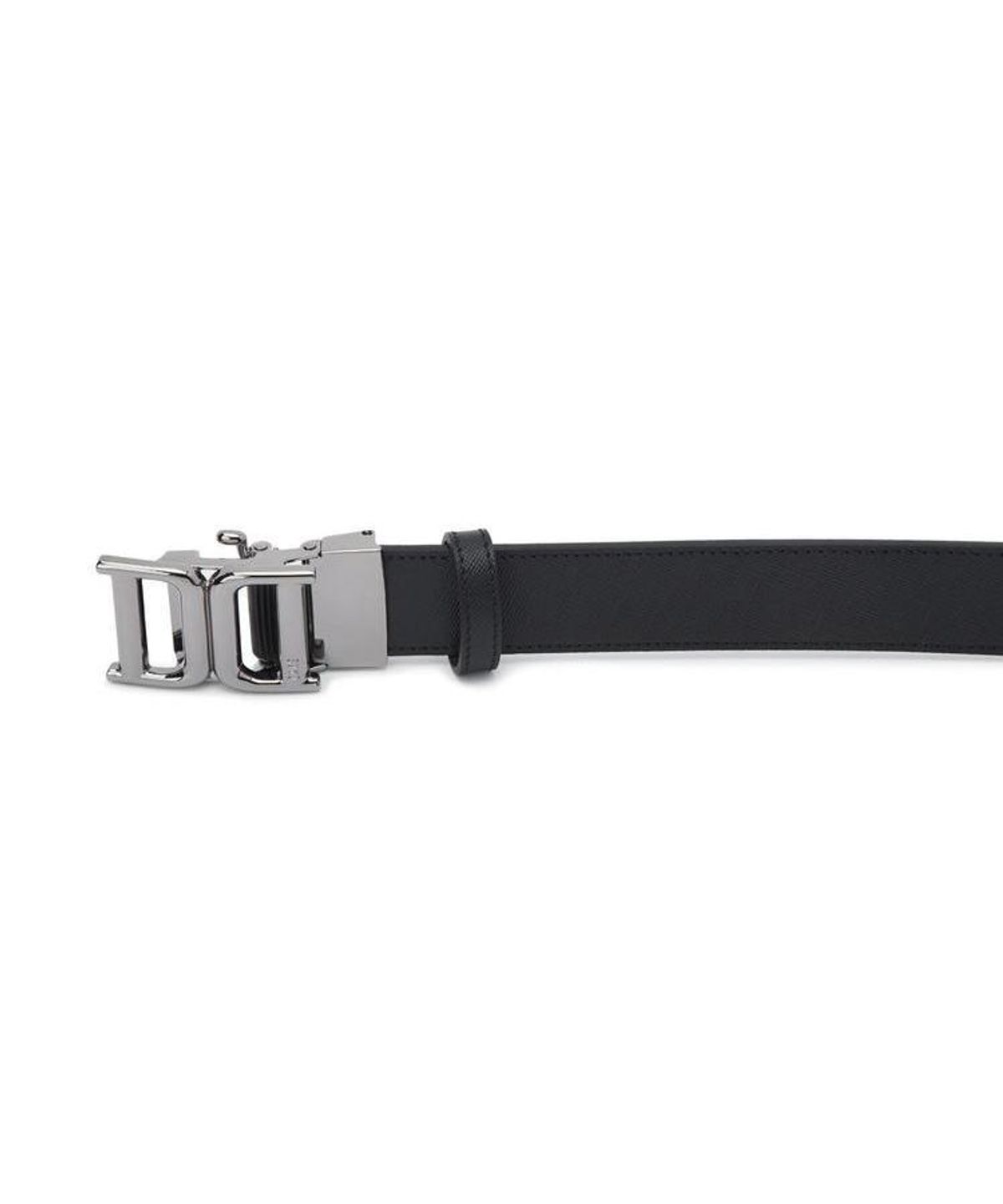 닥스 남성 액세서리(DAKS MEN'S ACCESSORIES) (DD Metal) 블랙 DD 메탈릭 버클 소가죽 자동벨트 DBBE6F087BK