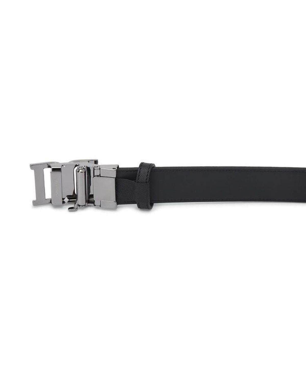 닥스 남성 액세서리(DAKS MEN'S ACCESSORIES) (DD Metal) 블랙 DD 메탈릭 버클 소가죽 자동벨트 DBBE6F087BK