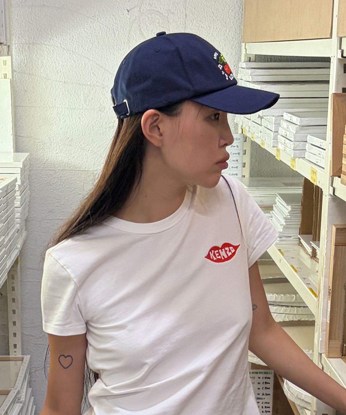 겐조(KENZO) 유니섹스 CVD 겐조 러브스 캡_K266AOHC02NYX
