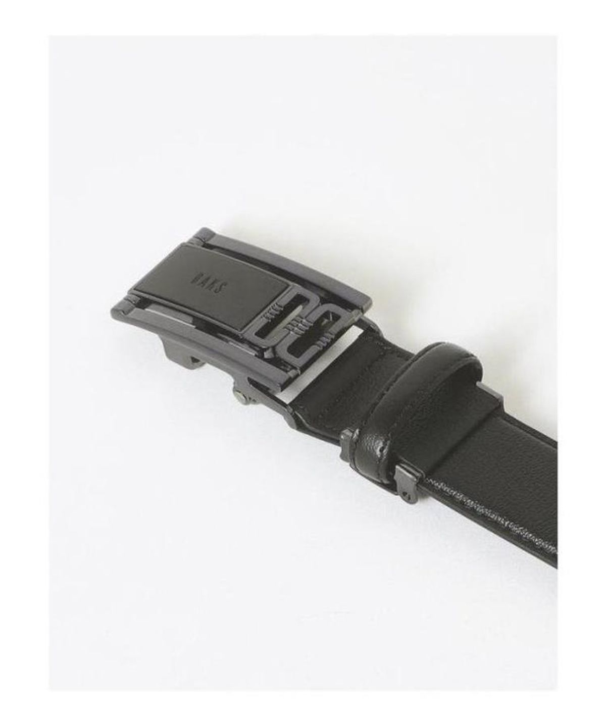 닥스 남성 액세서리(DAKS MEN'S ACCESSORIES) 닥스 블랙 무광버클 소가죽 자동벨트 DBBE6F835BK