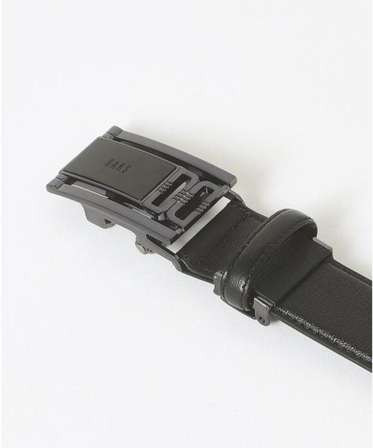 닥스 남성 액세서리(DAKS MEN'S ACCESSORIES) 닥스 블랙 무광버클 소가죽 자동벨트 DBBE6F835BK
