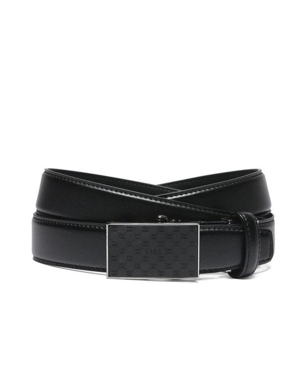 닥스 남성 액세서리(DAKS MEN'S ACCESSORIES) DD 루이스 패턴 음각 무광버클 소가죽 자동벨트 DBBE6F838BK