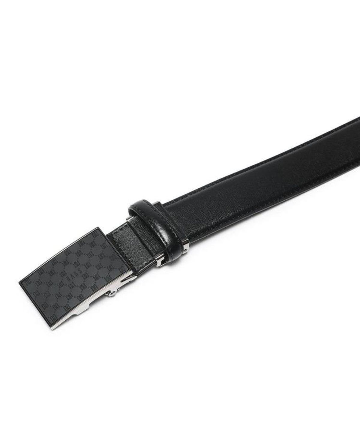 닥스 남성 액세서리(DAKS MEN'S ACCESSORIES) DD 루이스 패턴 음각 무광버클 소가죽 자동벨트 DBBE6F838BK