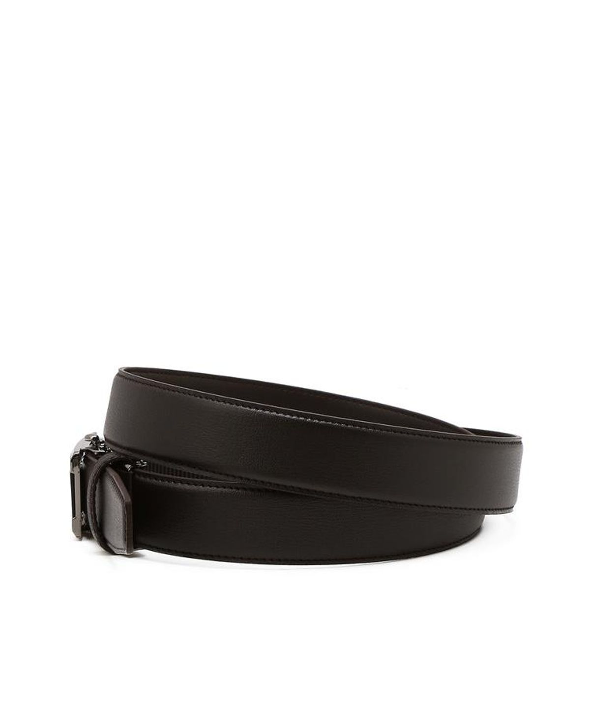 닥스 남성 액세서리(DAKS MEN'S ACCESSORIES) 브라운 DD로고 소가죽 벨트 DBBE6F763BK