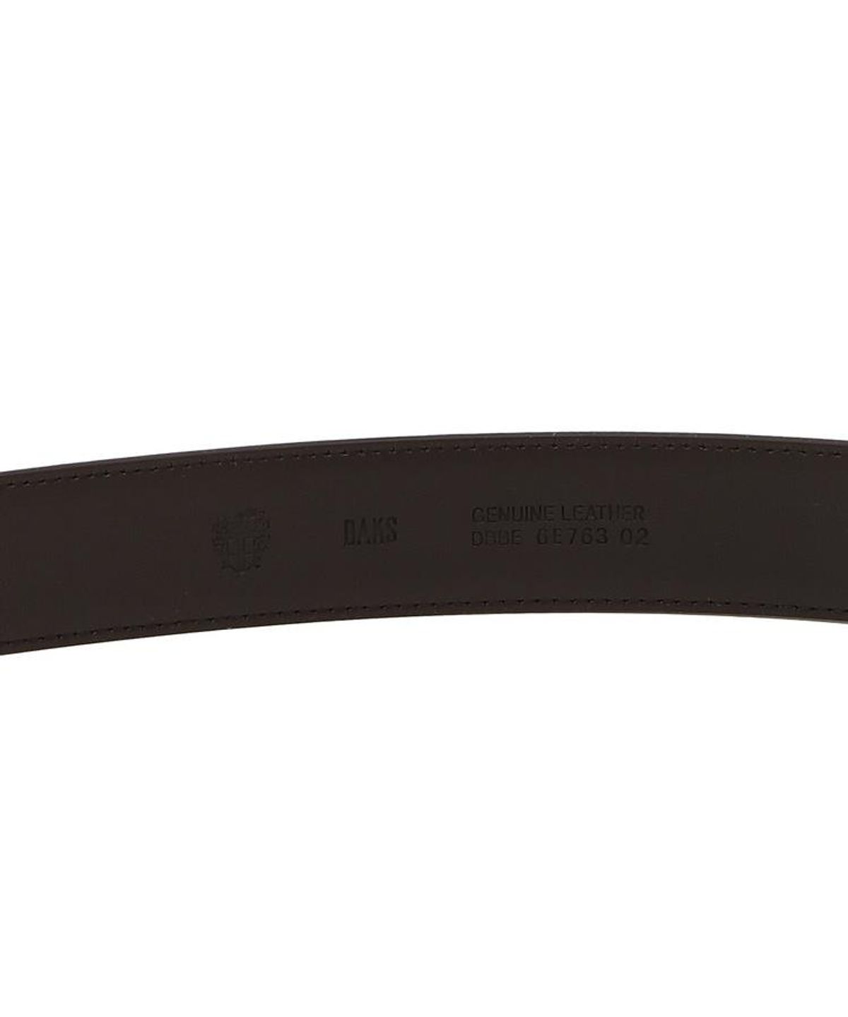 닥스 남성 액세서리(DAKS MEN'S ACCESSORIES) 브라운 DD로고 소가죽 벨트 DBBE6F763BK