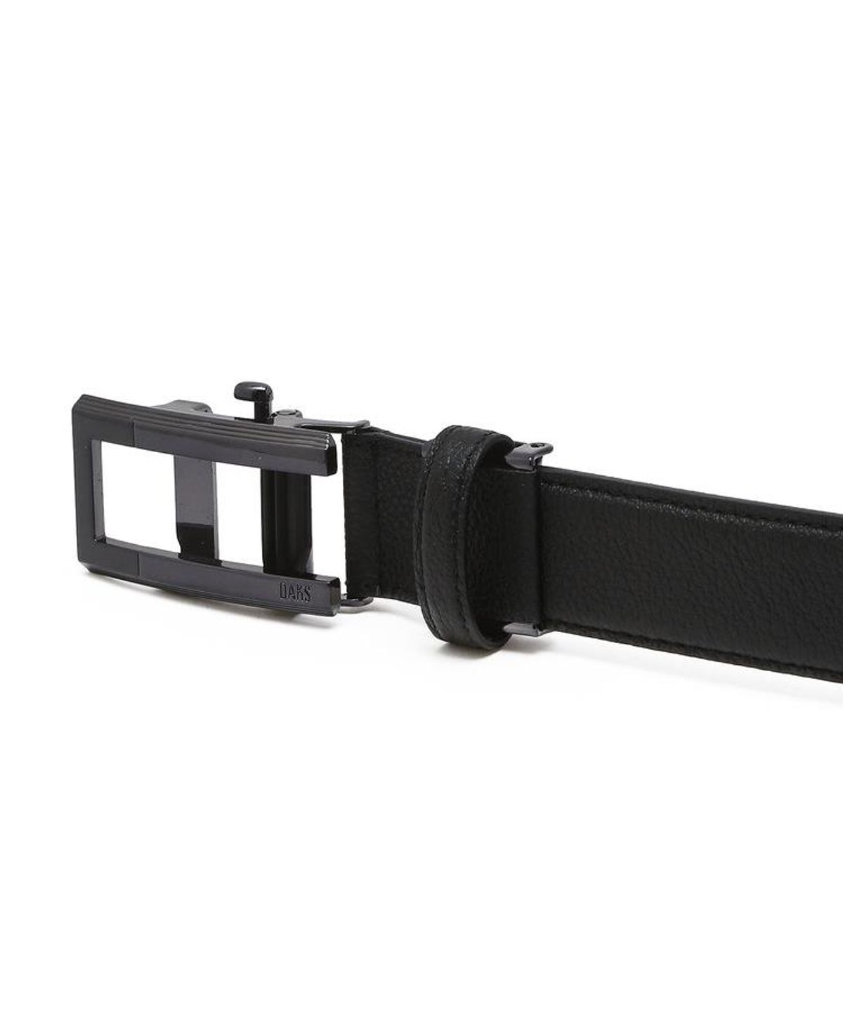 닥스 남성 액세서리(DAKS MEN'S ACCESSORIES) 블랙 남성 소가죽 자동벨트 DBBE6F242BK