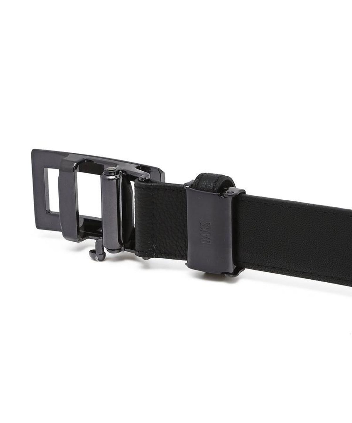 닥스 남성 액세서리(DAKS MEN'S ACCESSORIES) 블랙 남성 소가죽 자동벨트 DBBE6F242BK