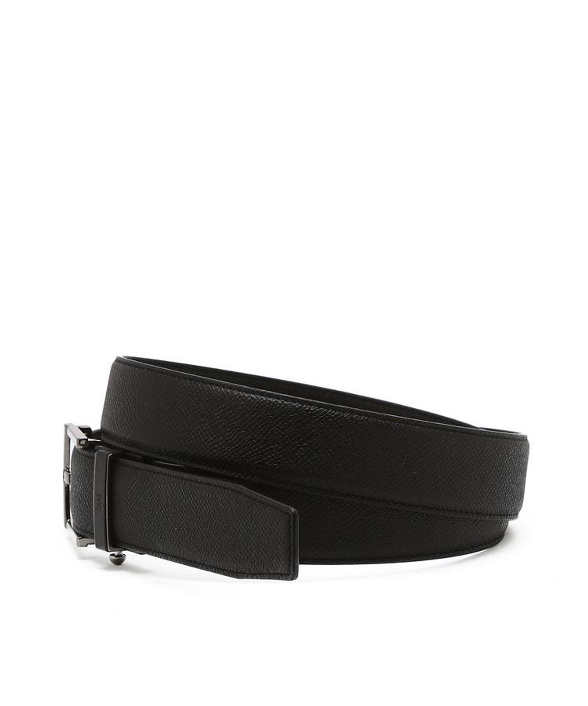 닥스 남성 액세서리(DAKS MEN'S ACCESSORIES) 블랙 CASUAL 반자동 벨트 DBBE6F162BK