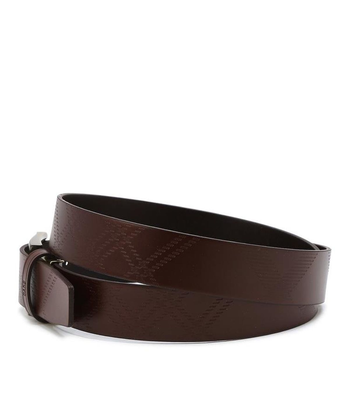 닥스 남성 액세서리(DAKS MEN'S ACCESSORIES) 브라운 수입 통가죽 에딘버러 비조벨트 DBBE6F150W3