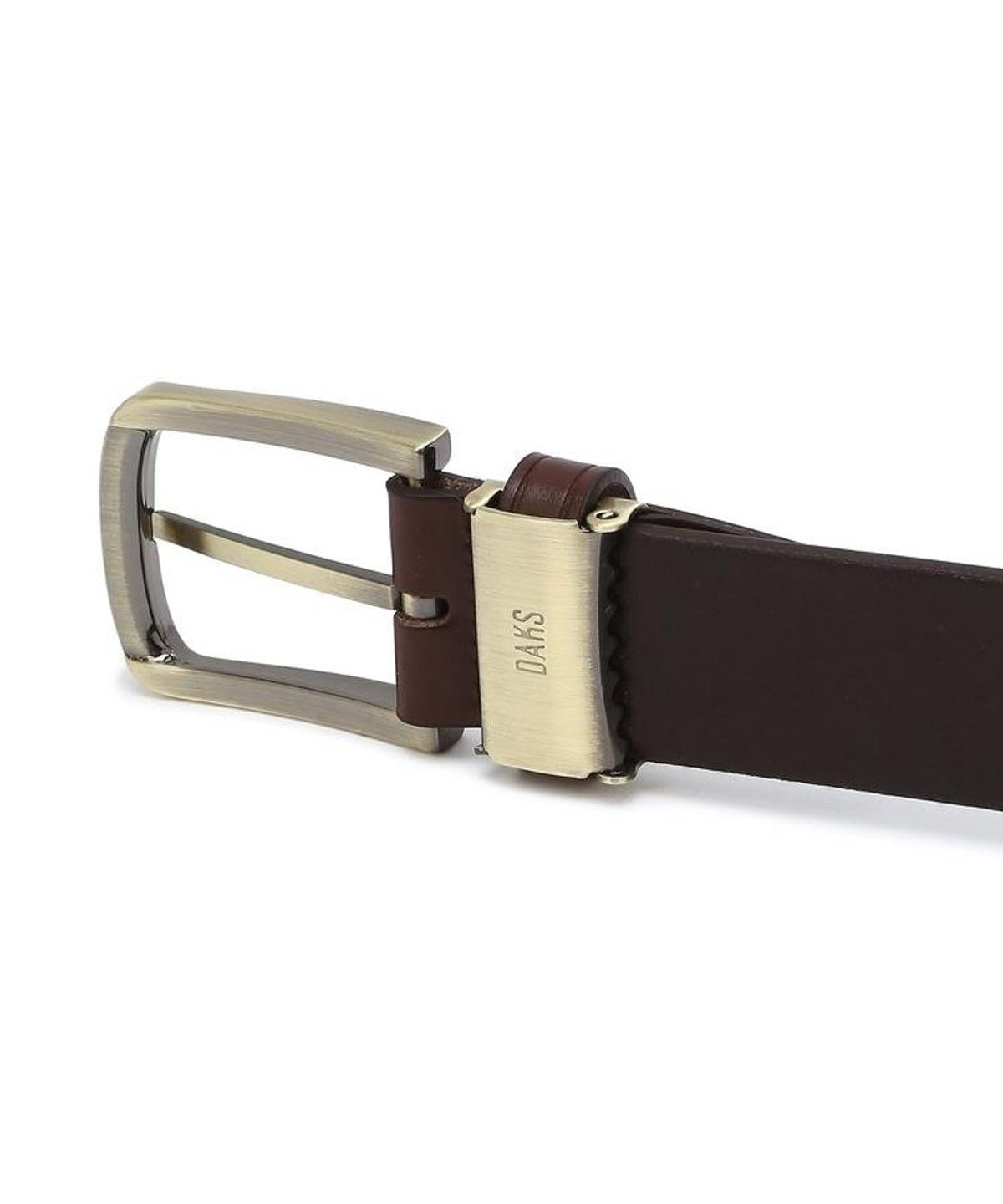 닥스 남성 액세서리(DAKS MEN'S ACCESSORIES) 브라운 수입 통가죽 에딘버러 비조벨트 DBBE6F150W3