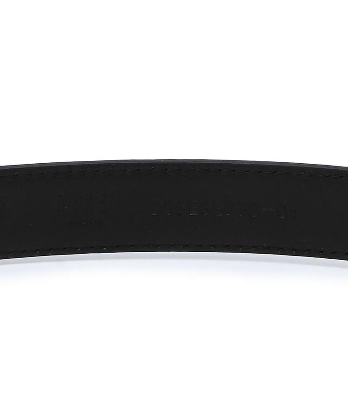 닥스 남성 액세서리(DAKS MEN'S ACCESSORIES) 블랙 4D 골드 버클 후크 소가죽 여성벨트 DBBE6F778BK