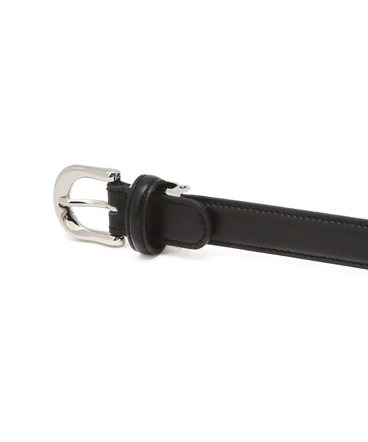 닥스 남성 액세서리(DAKS MEN'S ACCESSORIES) 블랙 소가죽 슬림 비조 여성벨트 DBBE6F746BK