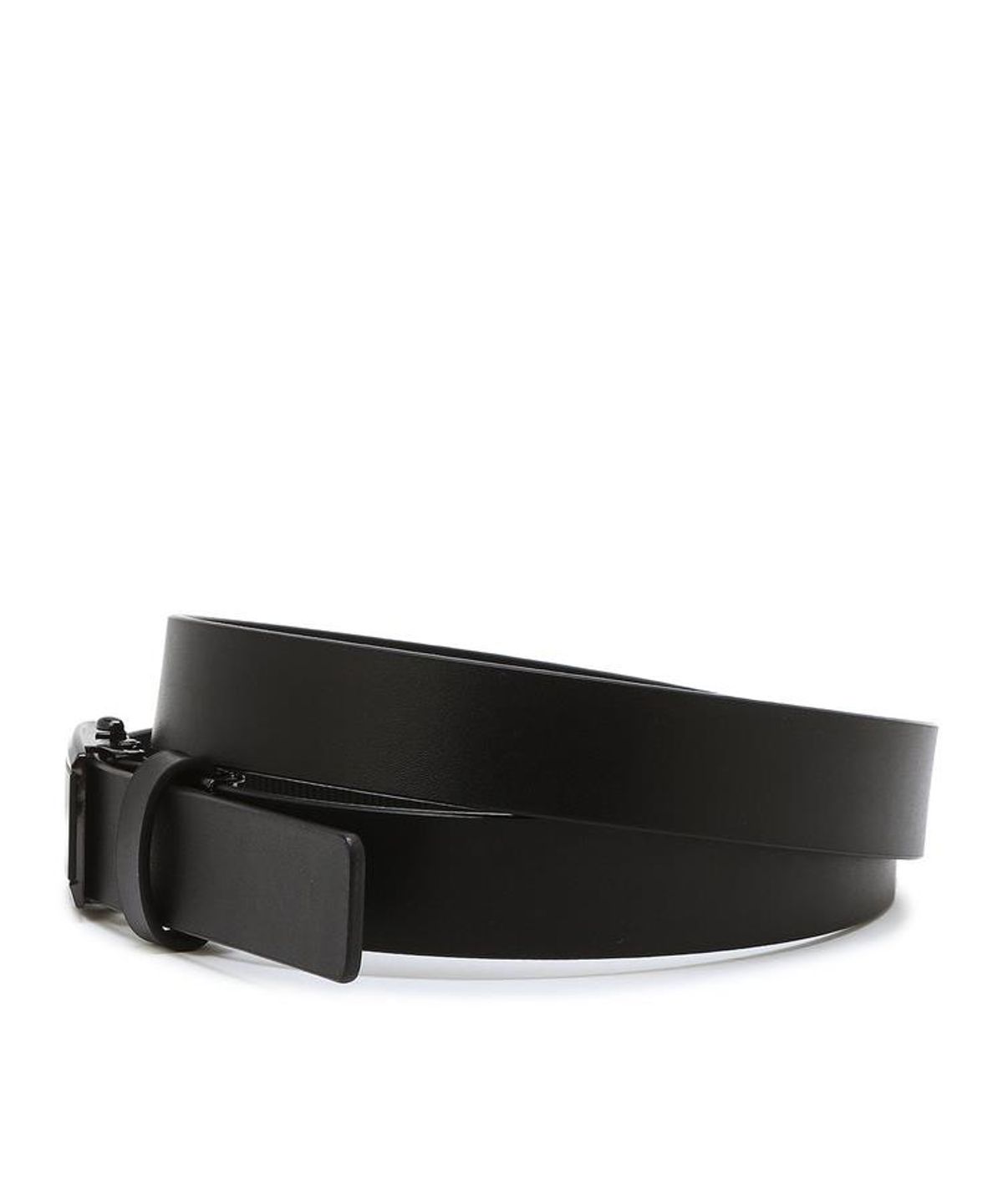 닥스 남성 액세서리(DAKS MEN'S ACCESSORIES) 블랙 무광버클 소가죽 자동벨트 DBBE6F501BK