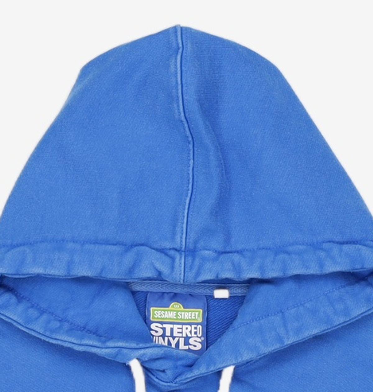스테레오 바이널즈(STEREO VINYLS) [SS20 SV X Sesame Street] Embroidered Hoodie(Blue) M