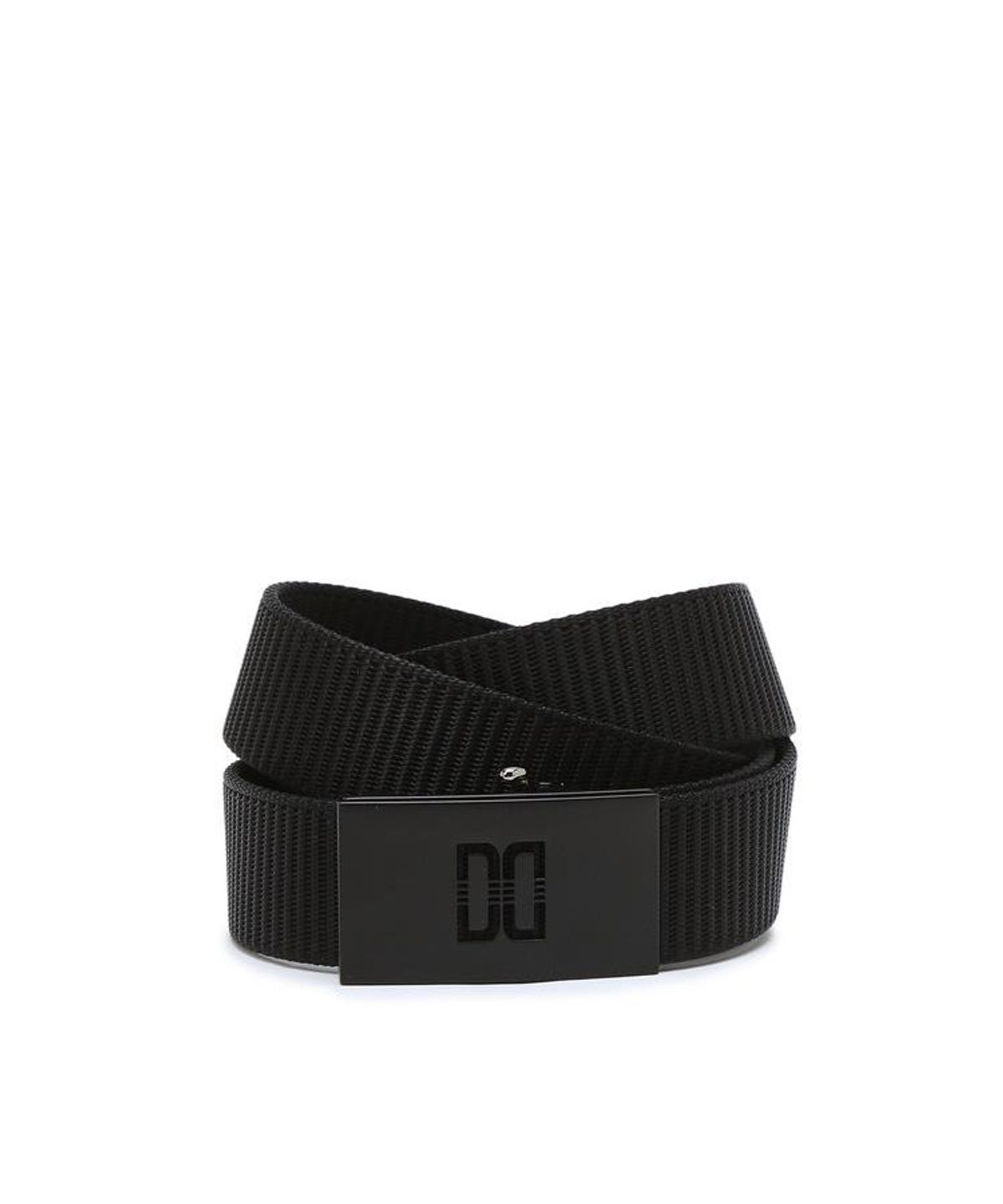닥스 남성 액세서리(DAKS MEN'S ACCESSORIES) (DD symbol) 블랙 DD 무광버클 웨빙 자동벨트 DBBE6F126BK