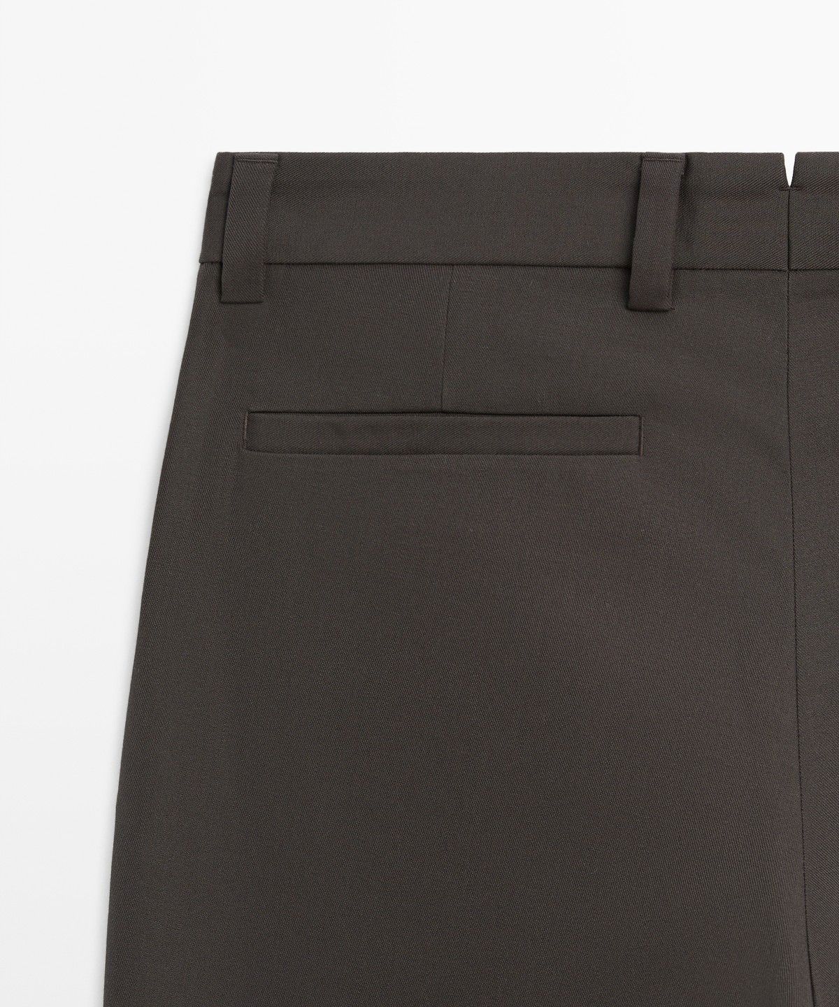 마시모두띠(MASSIMO DUTTI) 100% 쿨 울 토탈 룩 팬츠