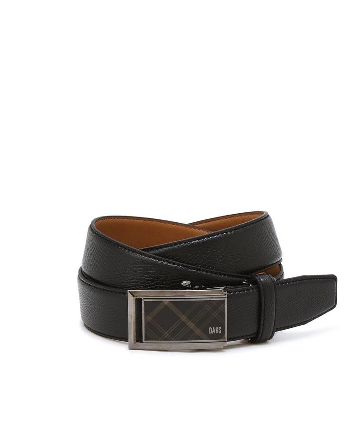 닥스 남성 액세서리(DAKS MEN'S ACCESSORIES) (Premium) 블랙 프리미엄 수입 소가죽 자동벨트 DBBE6F375BK