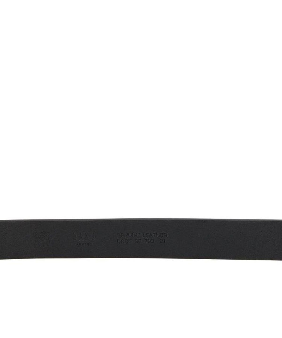 닥스 남성 액세서리(DAKS MEN'S ACCESSORIES) 블랙 DD 메탈릭 버클 소가죽 후크 여성벨트 DBBE6F793BK