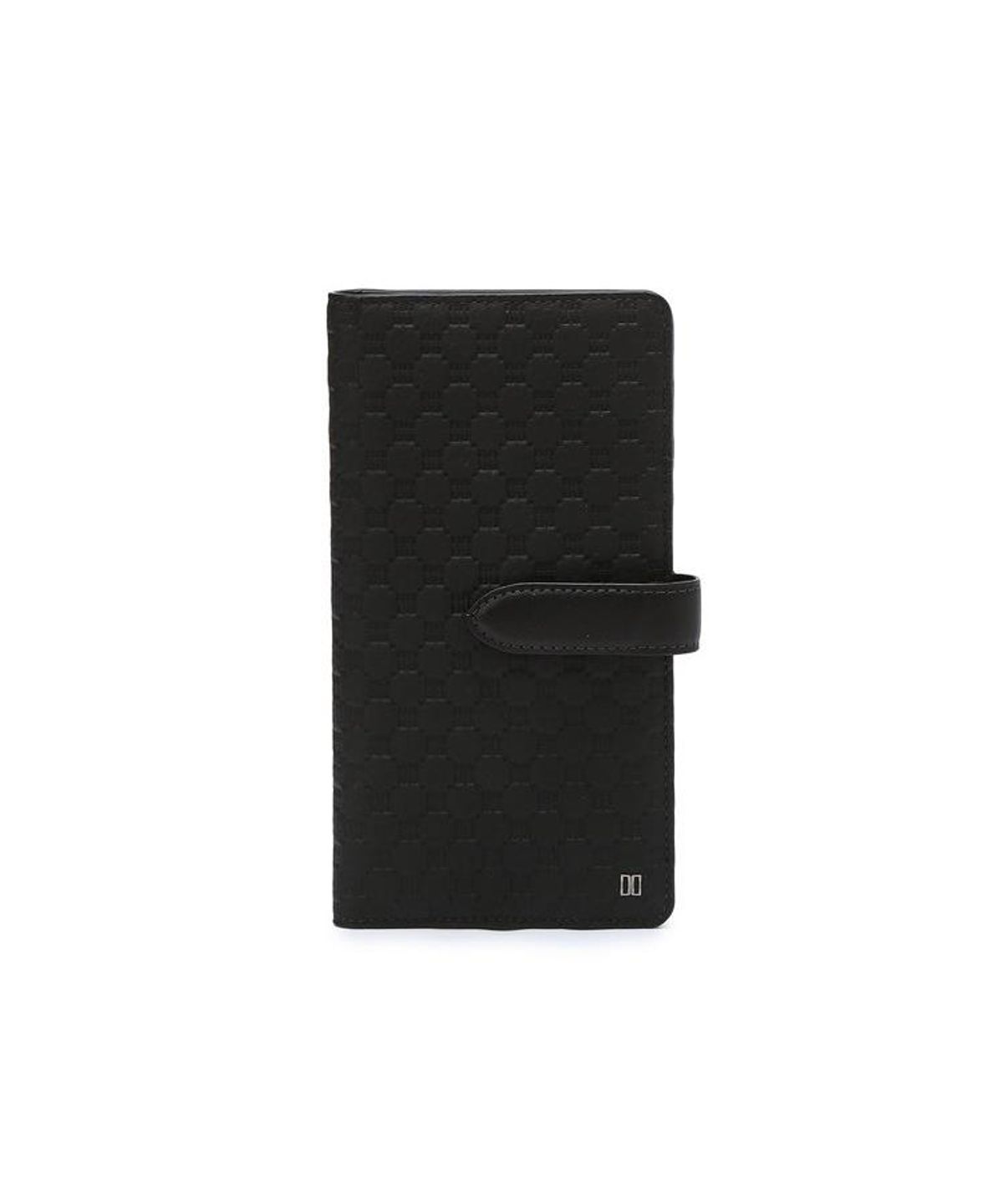 닥스 남성 액세서리(DAKS MEN'S ACCESSORIES) 블랙 유럽 수입가죽 루이스 엠보 DD 패턴 DBHO6F383BK