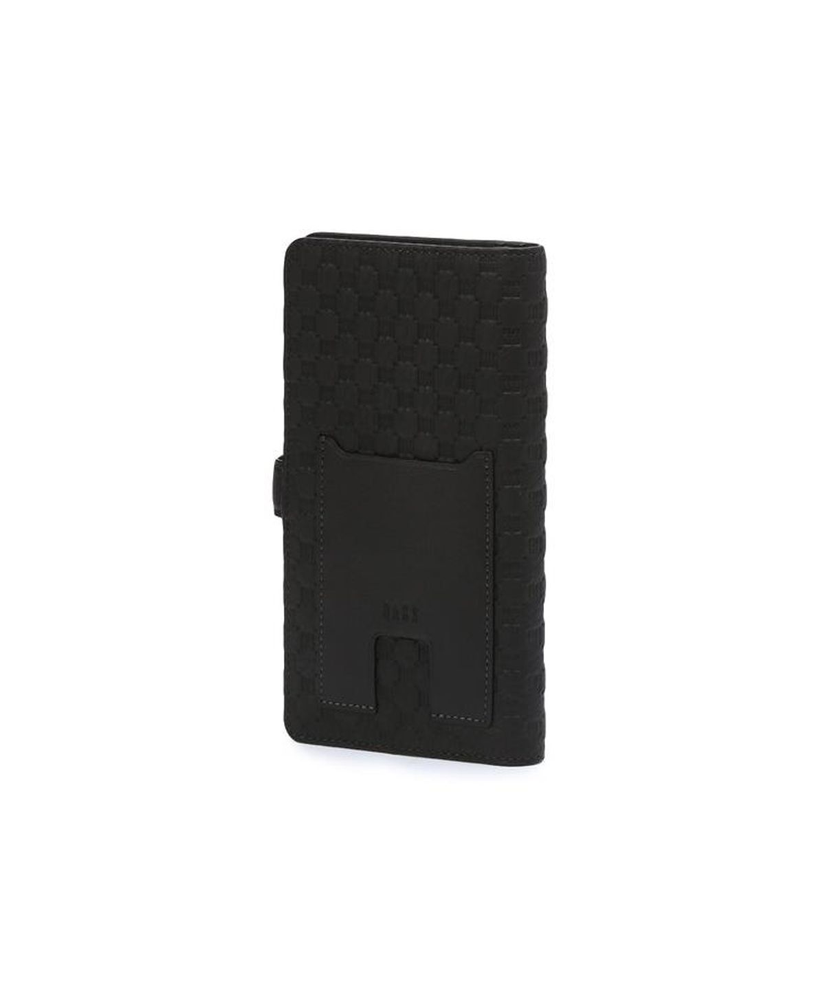 닥스 남성 액세서리(DAKS MEN'S ACCESSORIES) 블랙 유럽 수입가죽 루이스 엠보 DD 패턴 DBHO6F383BK