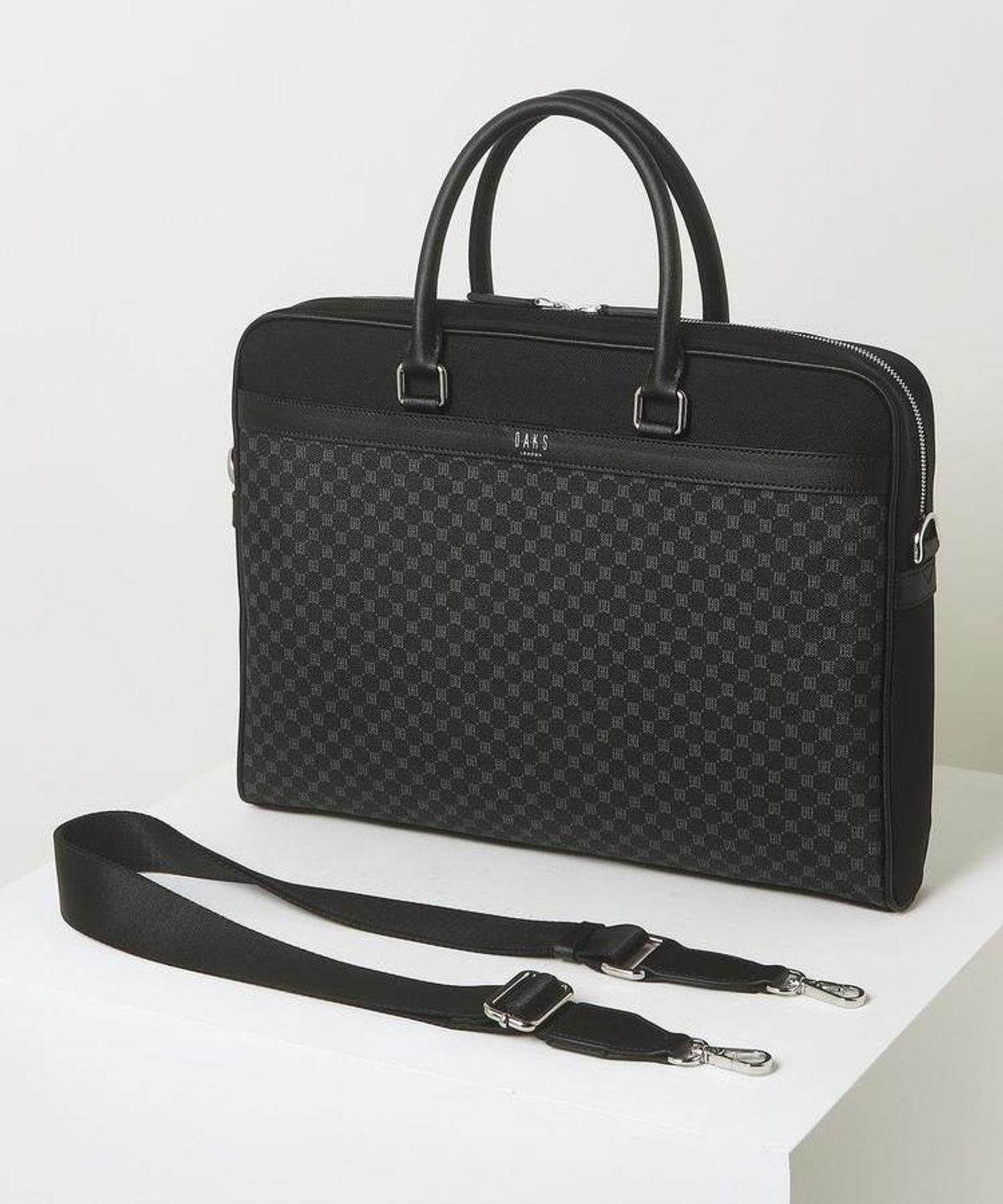 닥스 남성 액세서리(DAKS MEN'S ACCESSORIES) 블랙 DD 패턴 나일론 DBBA6F591BK