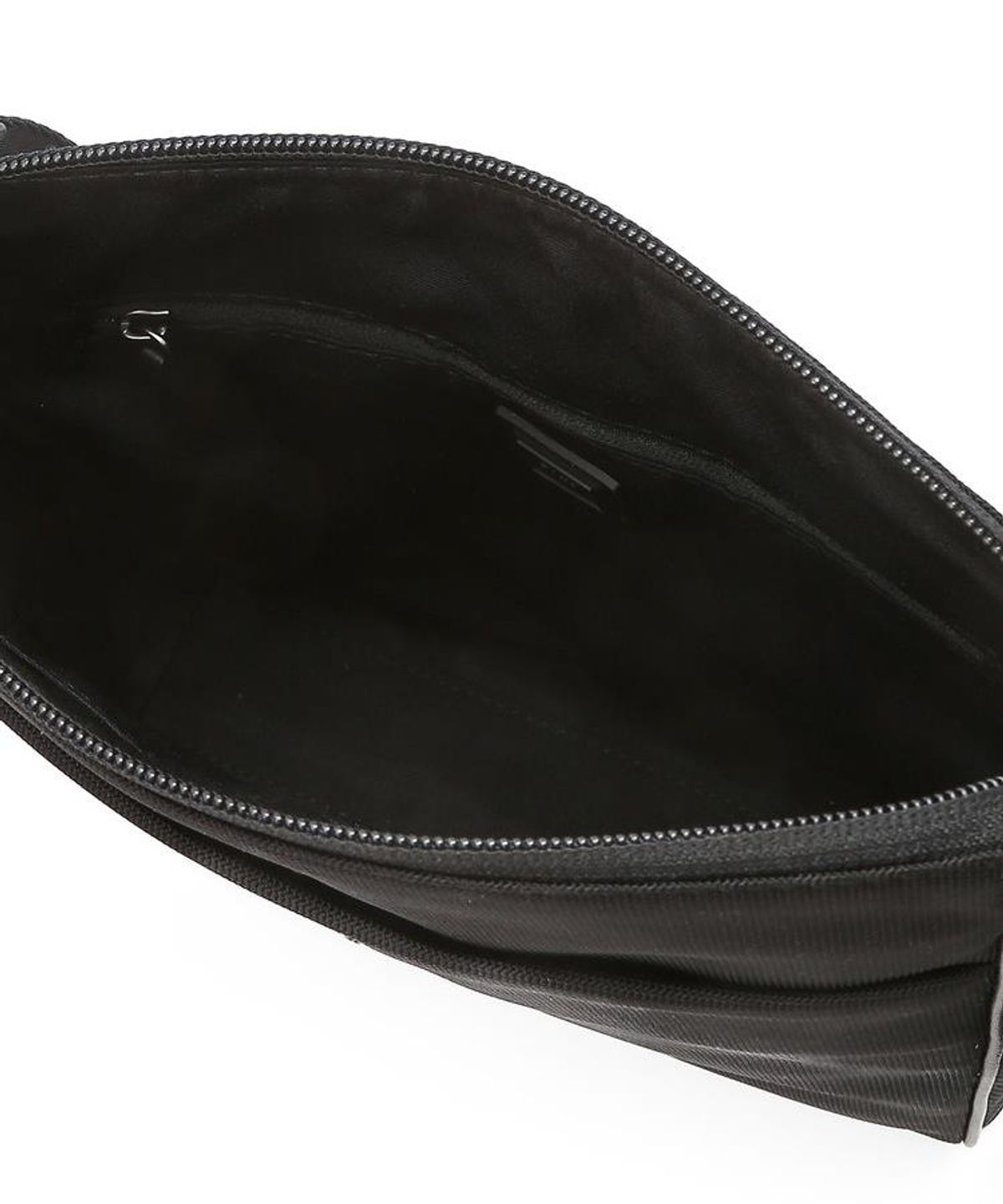닥스 남성 액세서리(DAKS MEN'S ACCESSORIES) 블랙 로고장식 나일론 크로스백 DBBA6FE04BK