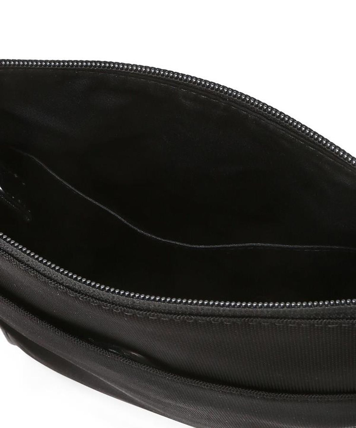 닥스 남성 액세서리(DAKS MEN'S ACCESSORIES) 블랙 로고장식 나일론 크로스백 DBBA6FE04BK