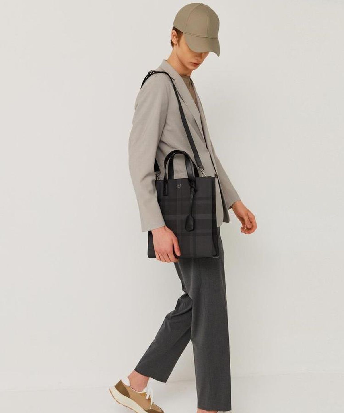 닥스 남성 액세서리(DAKS MEN'S ACCESSORIES) 블랙 타탄체크 DBBA6E976BK