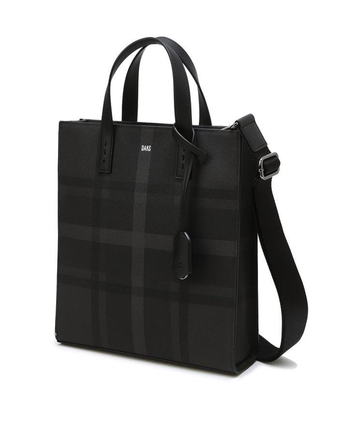 닥스 남성 액세서리(DAKS MEN'S ACCESSORIES) 블랙 타탄체크 DBBA6E976BK