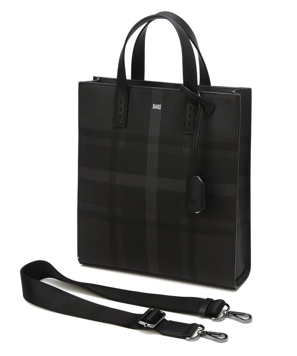 닥스 남성 액세서리(DAKS MEN'S ACCESSORIES) 블랙 타탄체크 DBBA6E976BK