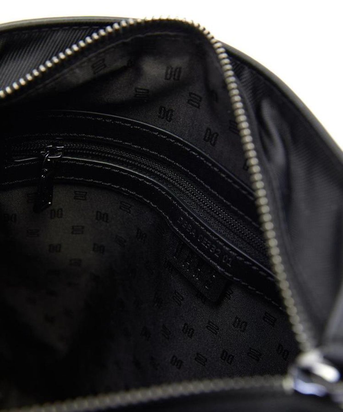 닥스 남성 액세서리(DAKS MEN'S ACCESSORIES) 블랙 가죽 부분 체크 서류가방 DBBA6F332BK