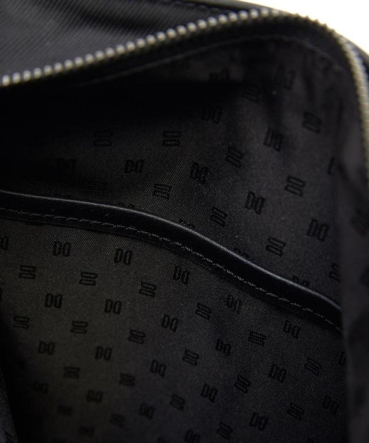 닥스 남성 액세서리(DAKS MEN'S ACCESSORIES) 블랙 가죽 부분 체크 서류가방 DBBA6F332BK