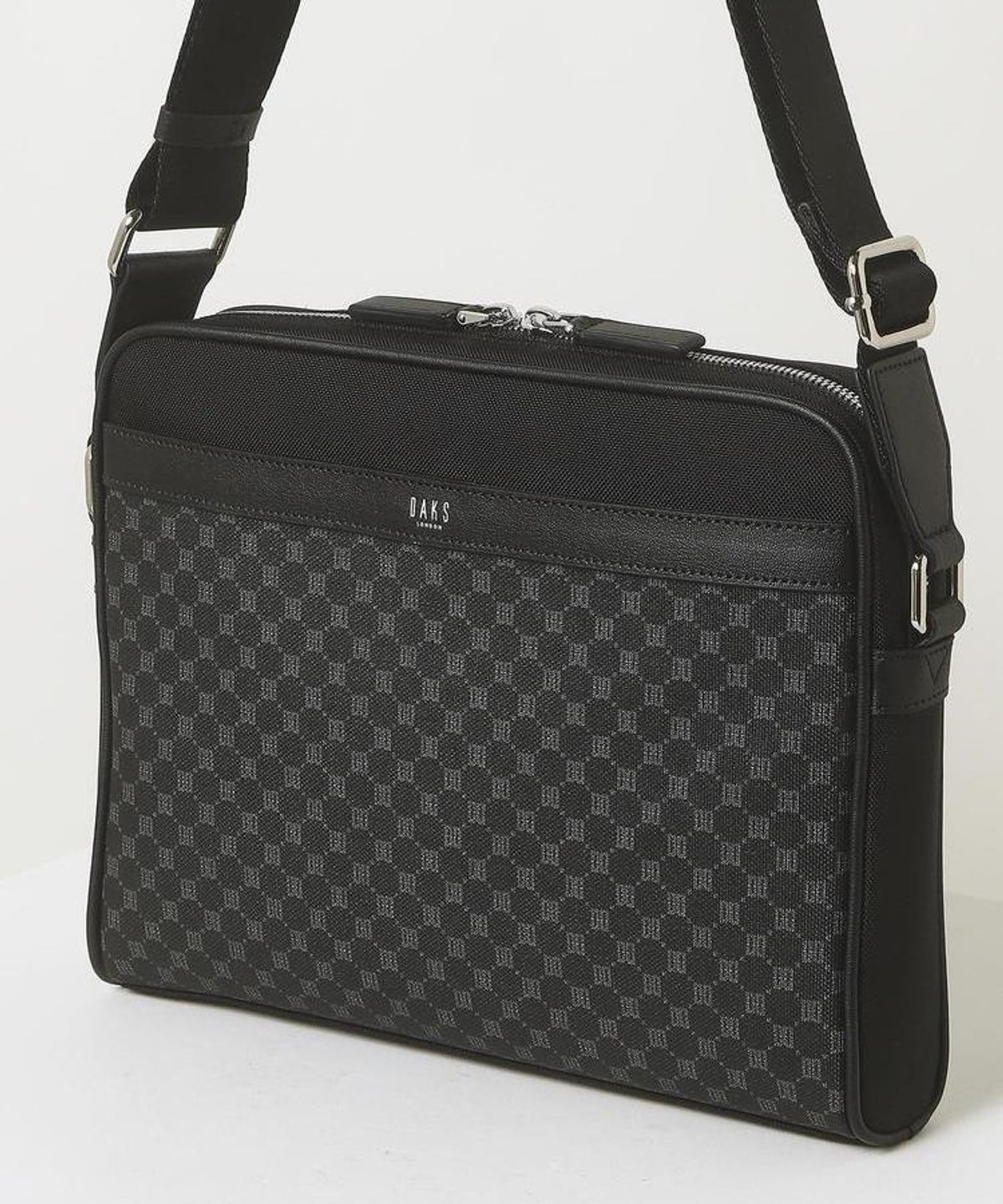 닥스 남성 액세서리(DAKS MEN'S ACCESSORIES) 블랙 DD 패턴 나일론 DBBA6F593BK