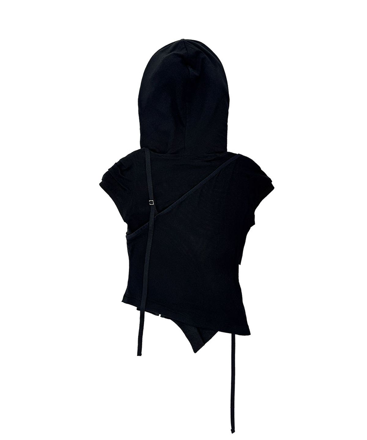 디프런티스(DIFFERENTIS) Drapery Hood Sleeve (BK)