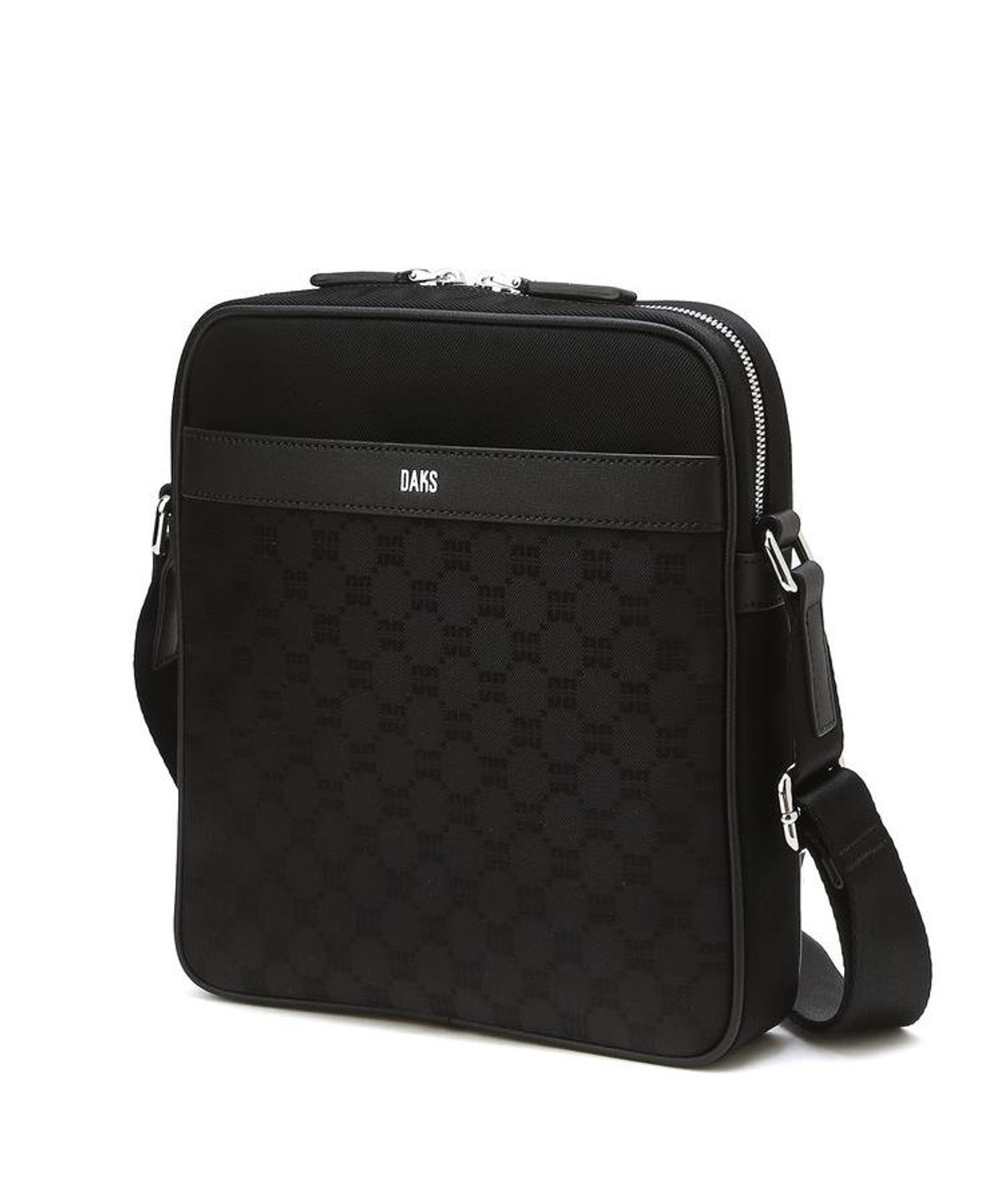 닥스 남성 액세서리(DAKS MEN'S ACCESSORIES) 블랙 DD패턴 포켓 DBBA6FE44BK