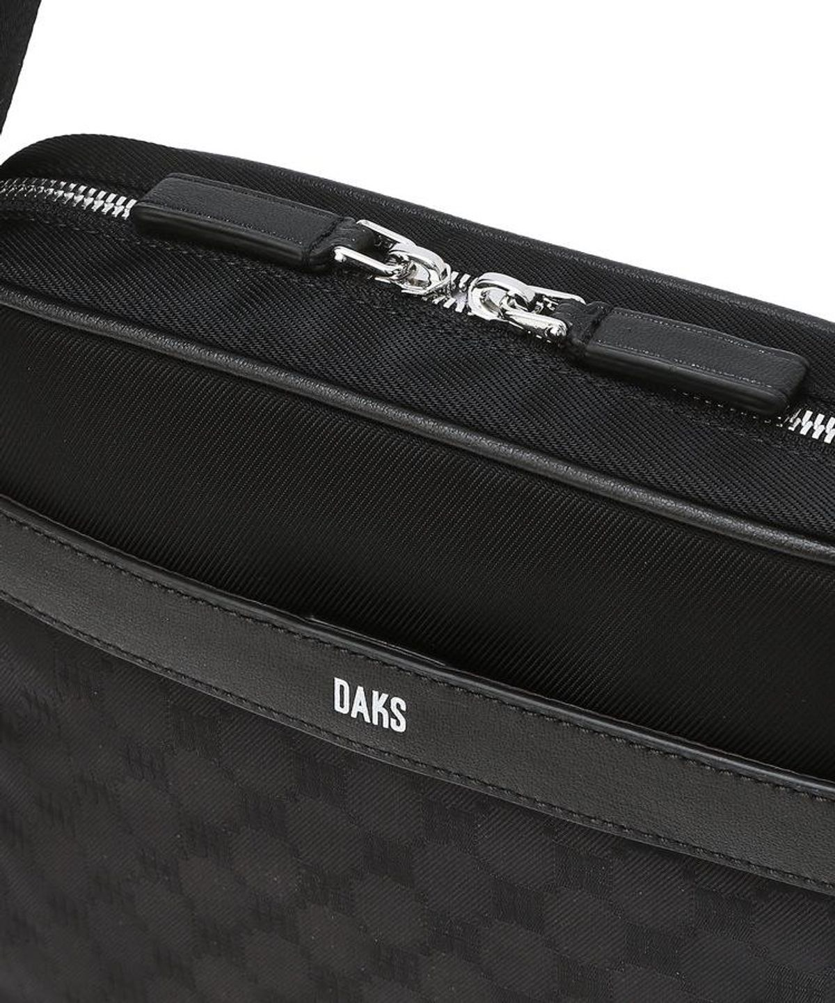 닥스 남성 액세서리(DAKS MEN'S ACCESSORIES) 블랙 DD패턴 포켓 DBBA6FE44BK