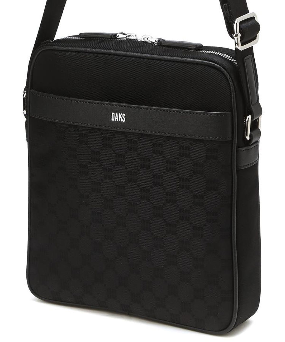 닥스 남성 액세서리(DAKS MEN'S ACCESSORIES) 블랙 DD패턴 포켓 DBBA6FE44BK
