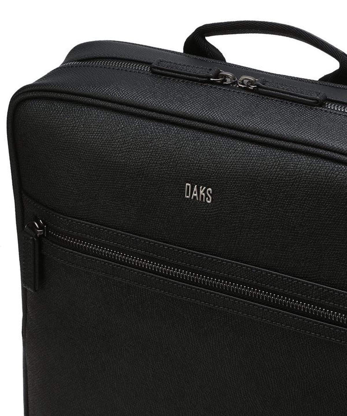닥스 남성 액세서리(DAKS MEN'S ACCESSORIES) 블랙 심플 소가죽 DBBA6F337BK