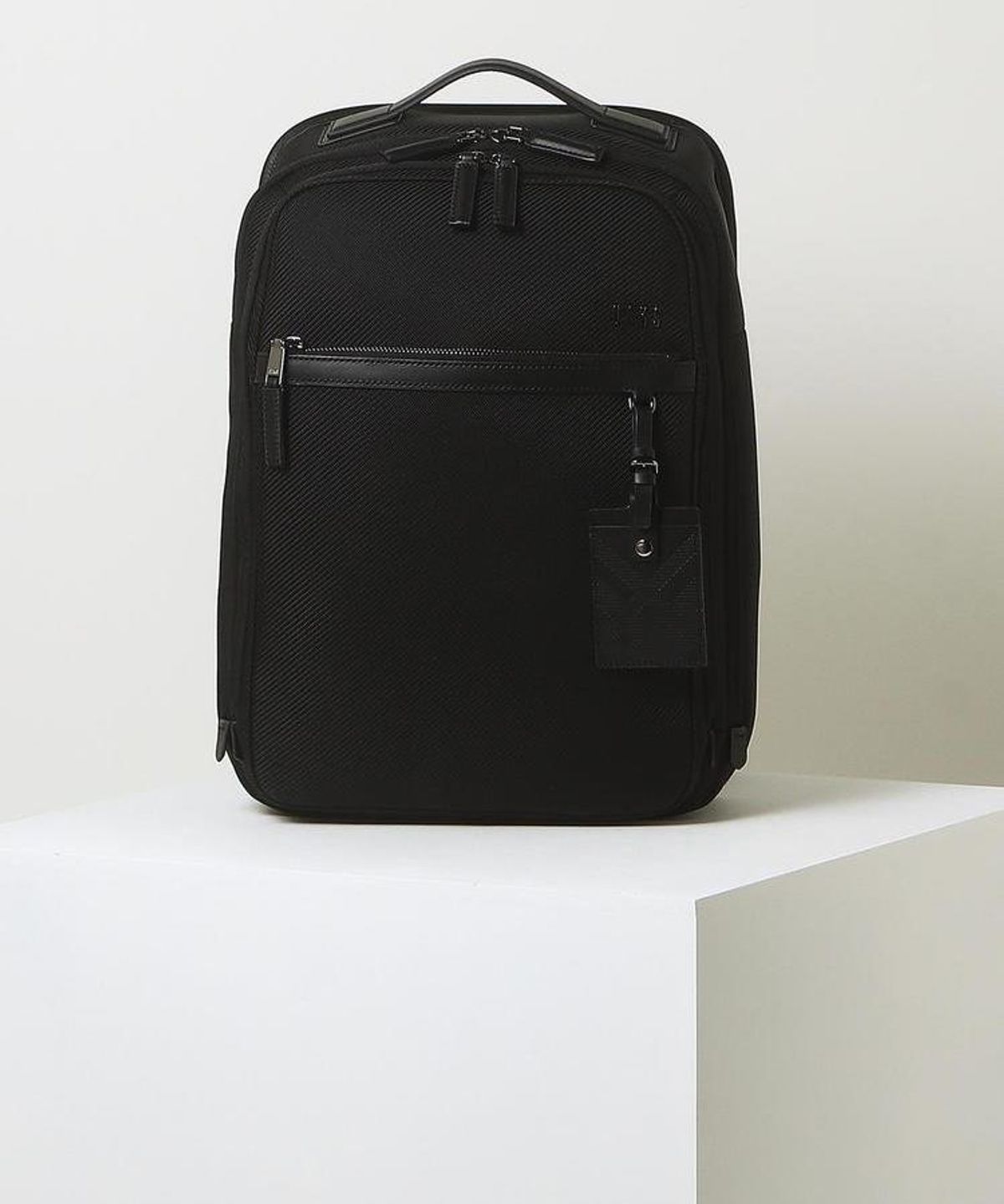 닥스 남성 액세서리(DAKS MEN'S ACCESSORIES) 블랙 로고장식 나일론 DBBA6F669BK