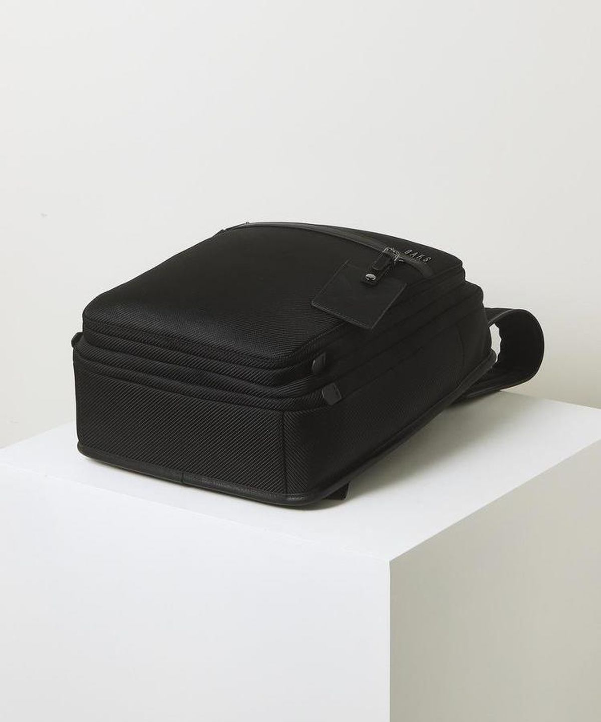 닥스 남성 액세서리(DAKS MEN'S ACCESSORIES) 블랙 로고장식 나일론 DBBA6F669BK