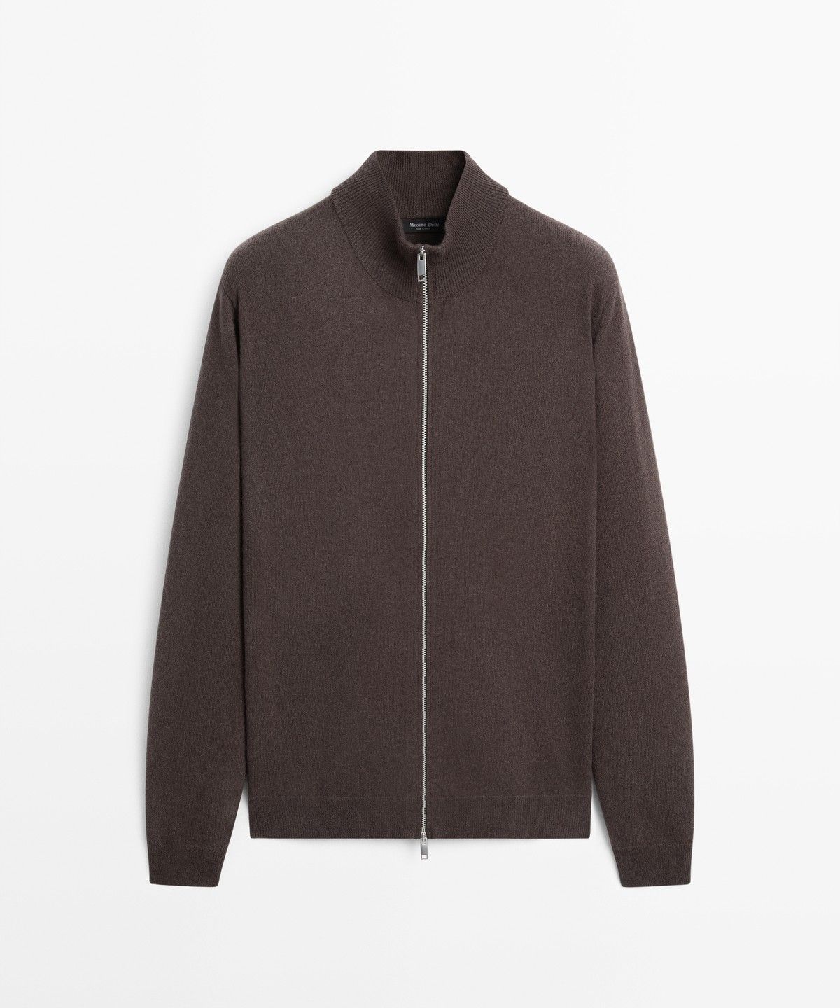 마시모두띠(MASSIMO DUTTI) 울 블렌드 지퍼 디테일 가디건